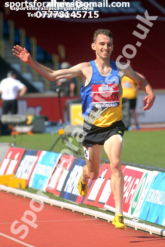 Mens 3000 metres steeplechase, 2019 Muller British Championships, Alexander Stadium, Birmingham. Photo: David T. Hewitson/Sports for All Pics